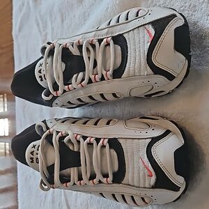 Nike Air Max Tailwind IV 4 Shoes. White, Black, Habanero Red